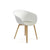 Duna 02 Wood Leg Chair With Seat Cushion Chairs Arper 