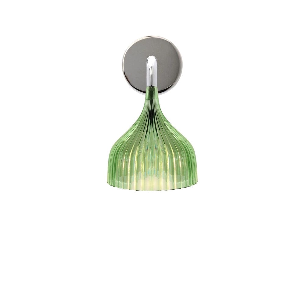 E Wall Lamp wall / ceiling lamps Kartell Transparent Green 