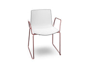 Catifa 46 Polypropylene Bi-Color Sled Base Chair Side/Dining Arper 