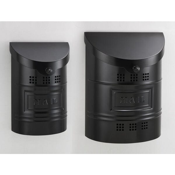 E1 &amp; E2 Modern Style Mailboxes Mailboxes Ecco E2-Satin Black No 