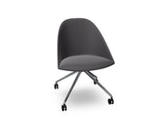 Cila Fully Upholtered Chair With Fixed Trestle Base Chairs Arper 