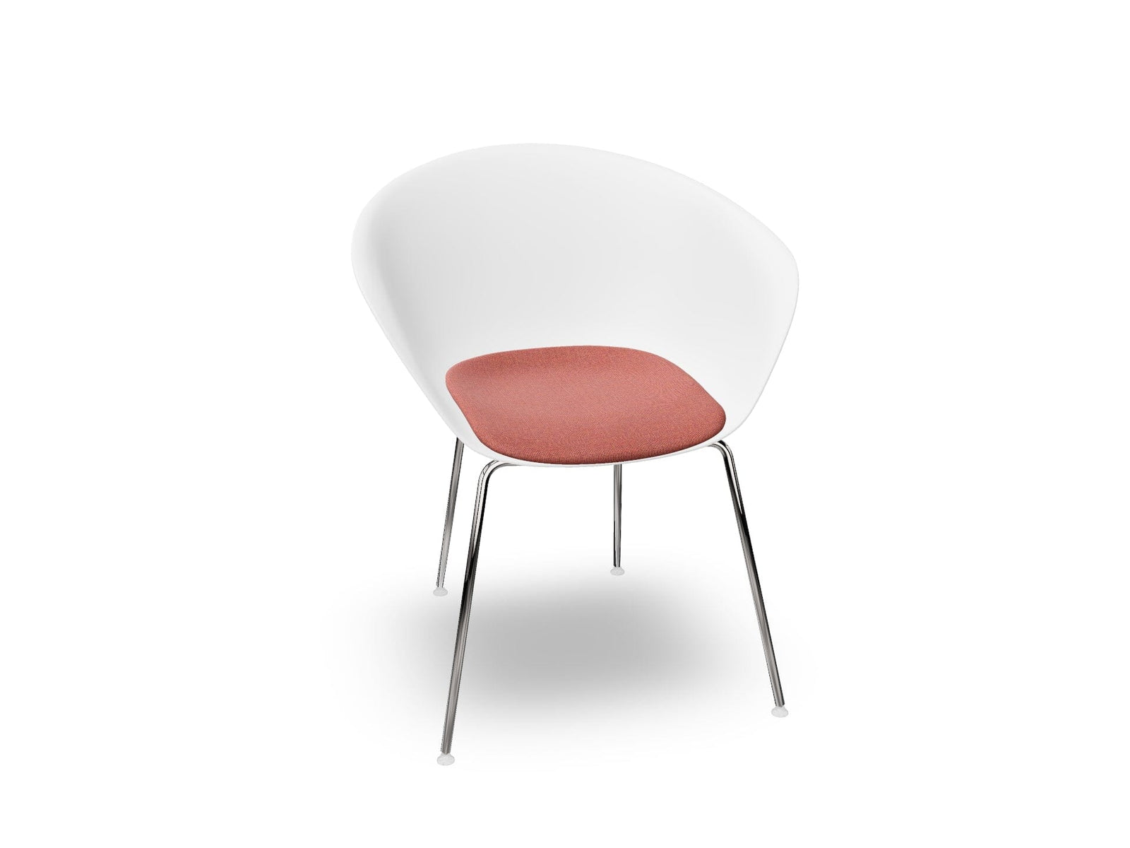 Duna 02 Four Leg Chair With Seat Cushion Chairs Arper 