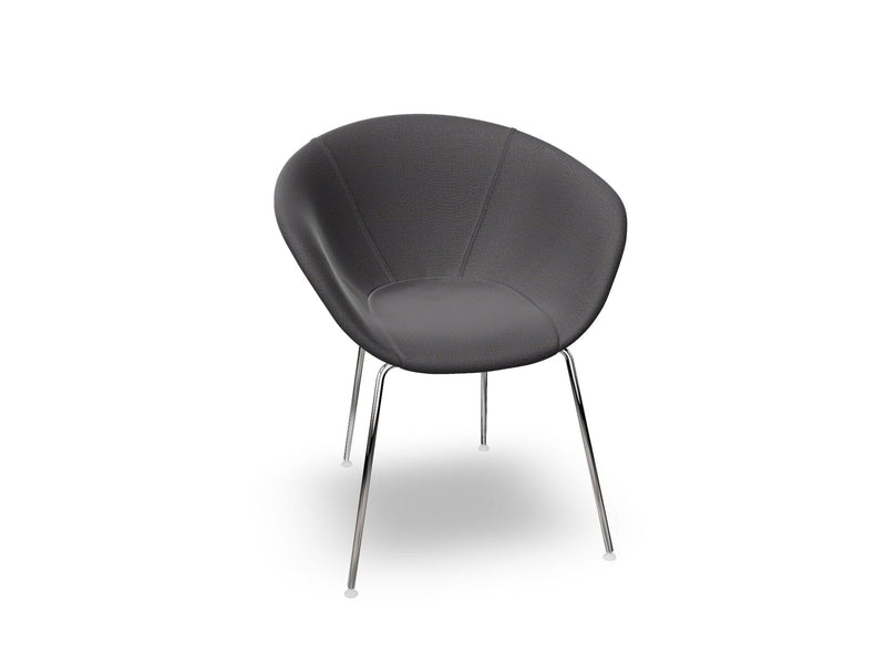 Duna 02 Four Leg Chair Fully Upholstered Chairs Arper 