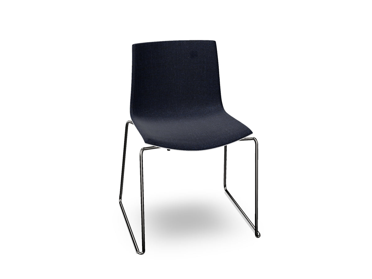Catifa 46 Sled Base Polypropylene with Front-Face Upholstery