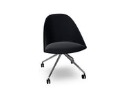 Cila Fully Upholtered Chair With Fixed Trestle Base Chairs Arper 