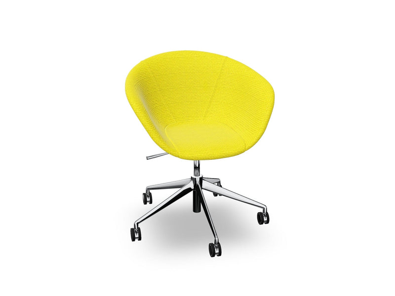 Duna 02 Five Star Base Chair With Front Upholstery Chairs Arper 