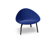 Adell 4 Leg Wood Lounge Chair With Fully Upholstered lounge chair Arper 