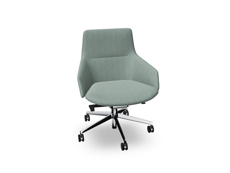 Aston Conference Syncro Five Way Star Base Armchair task chair Arper 