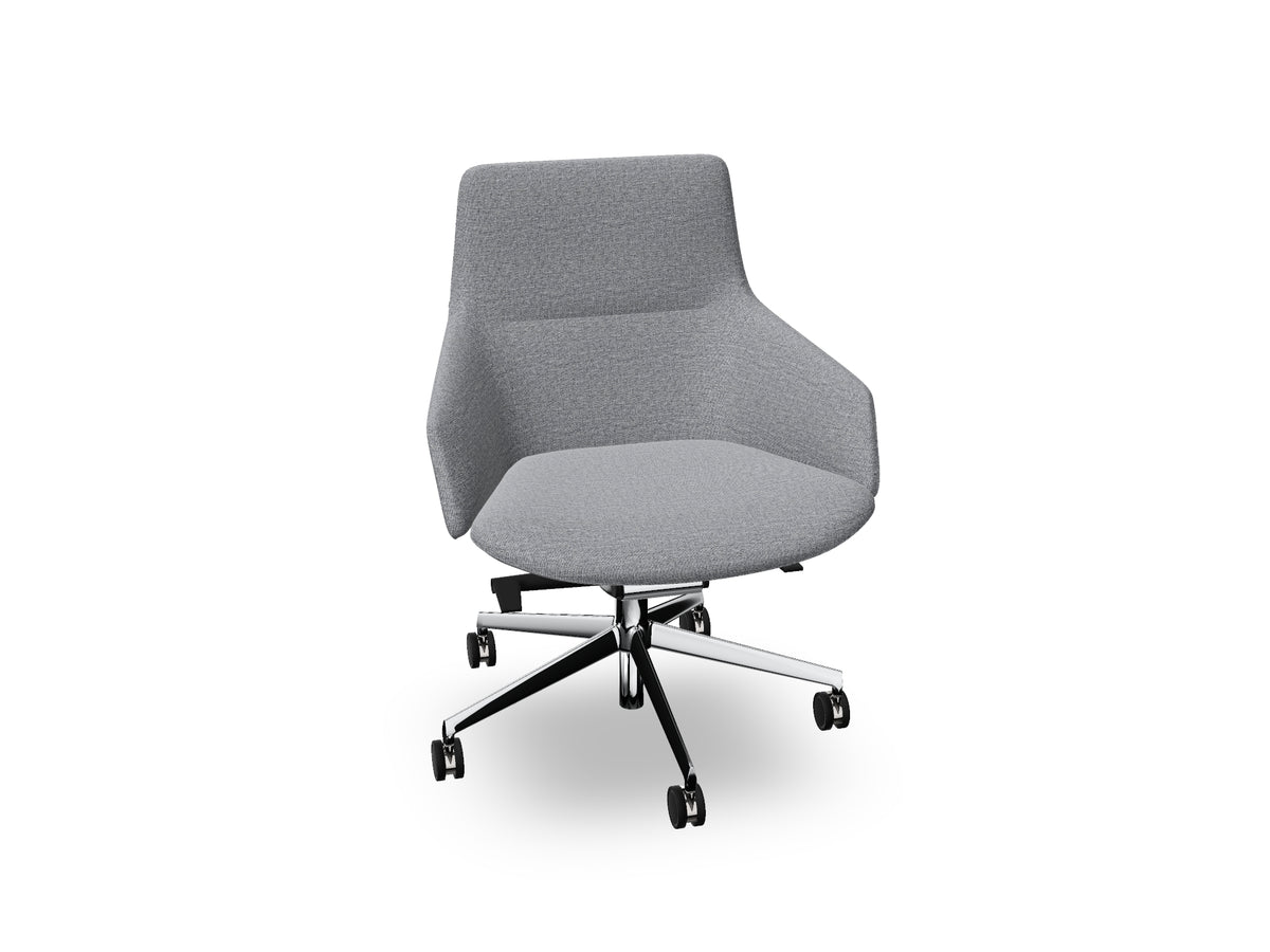 Aston Conference Syncro Five Way Star Base Armchair