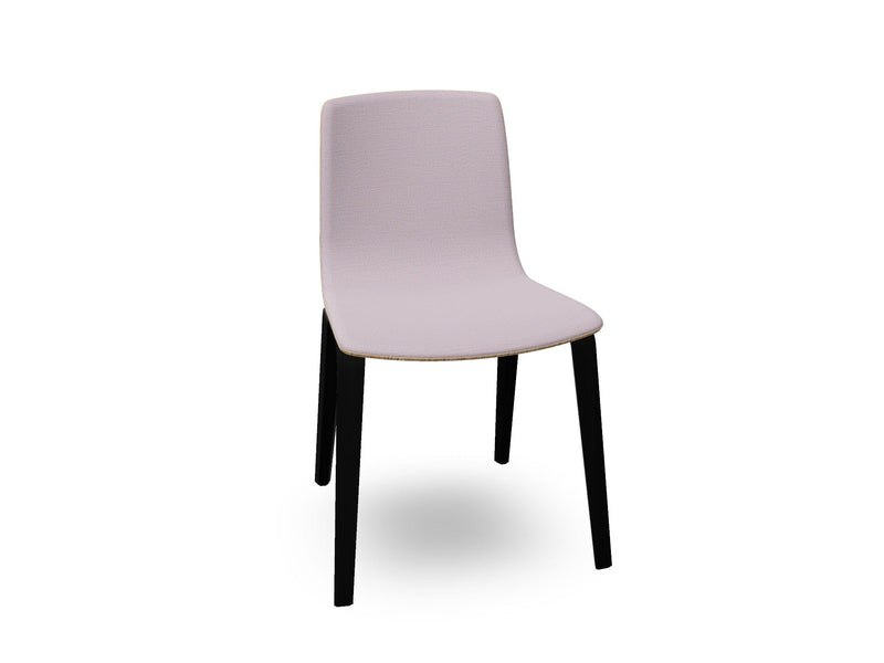 Aava 02 Wooden Chair with Front Upholstery Chairs Arper 