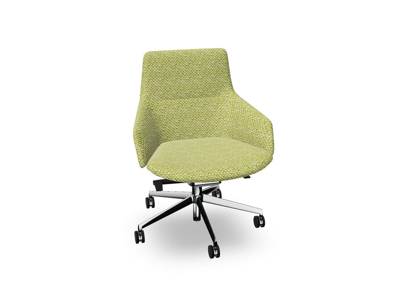 Aston Conference Syncro Five Way Star Base Armchair task chair Arper 