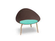 Adell 4 Leg Wood Lounge Chair lounge chair Arper 