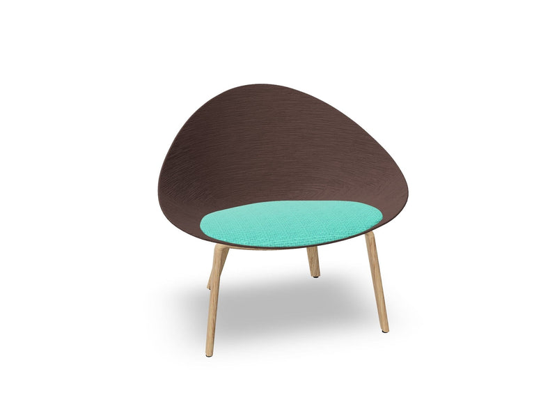 Adell 4 Leg Wood Lounge Chair lounge chair Arper 