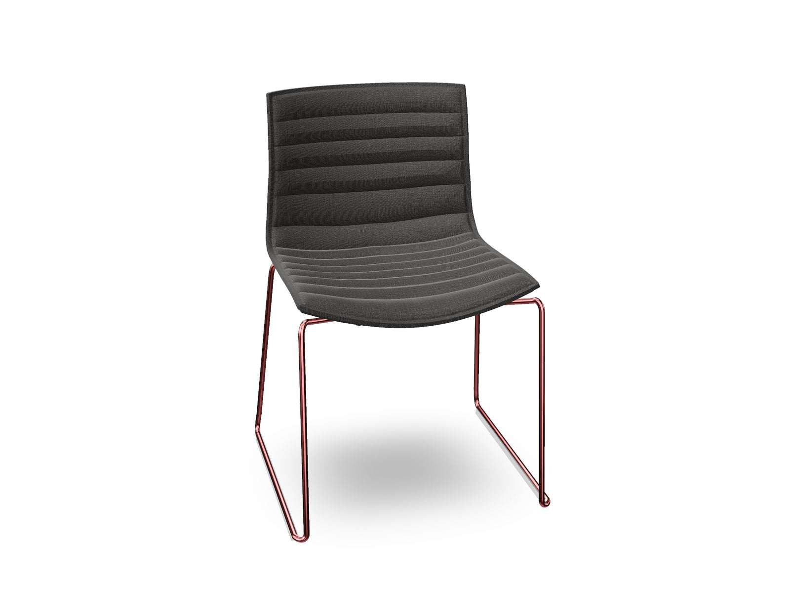 Catifa 46 Sled Base With Fully Upholstered
