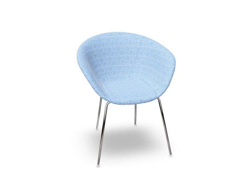 Duna 02 Four Leg Chair Fully Upholstered Chairs Arper 