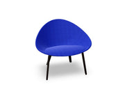 Adell 4 Leg Wood Lounge Chair With Fully Upholstered lounge chair Arper 
