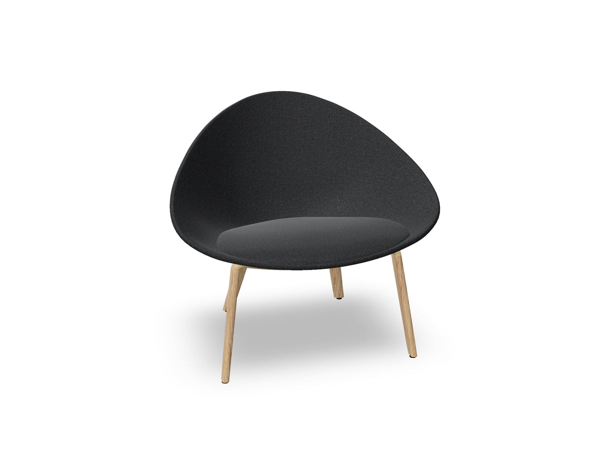 Adell 4 Leg Wood Lounge Chair With Fully Upholstered