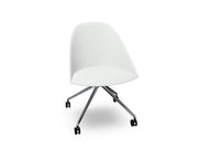 Cila Fully Upholtered Chair With Fixed Trestle Base Chairs Arper 