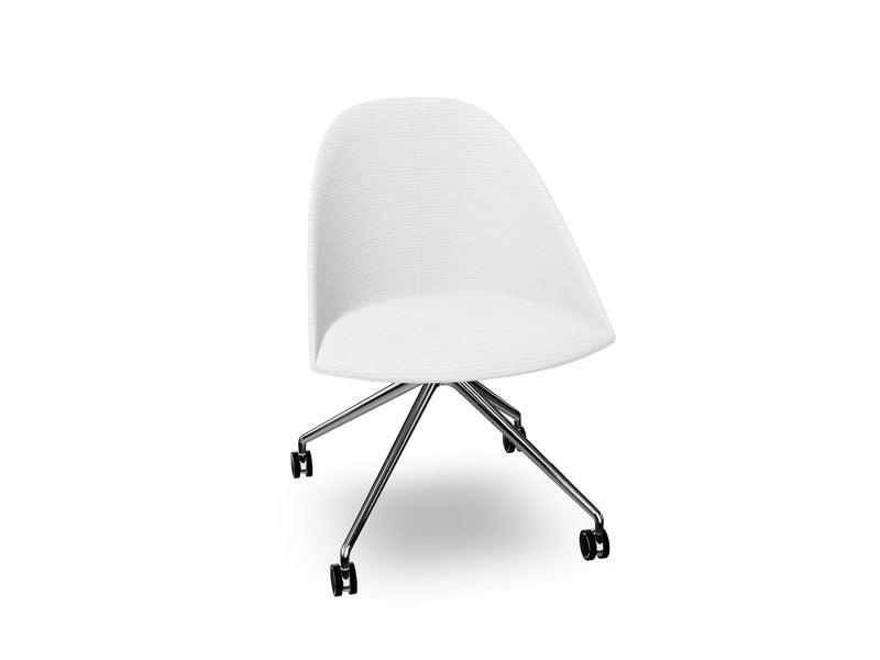 Cila Fully Upholtered Chair With Fixed Trestle Base Chairs Arper 