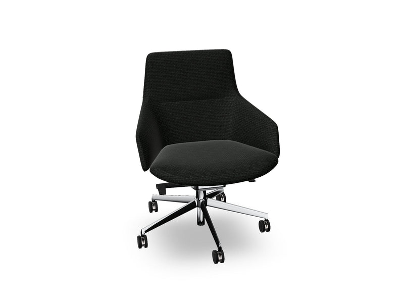 Aston Conference Syncro Five Way Star Base Armchair task chair Arper 
