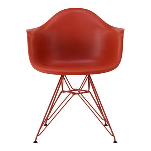 Eames Molded Plastic Armchair, Herman Miller x HAY Armchair herman miller Iron Red 