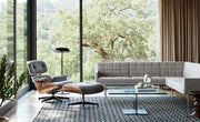 Eames Lounge Chair and Ottoman in Fabric by Herman Miller