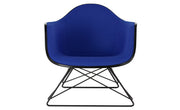 Eames Upholstered Armchair with Low Wire Base by Herman Miller