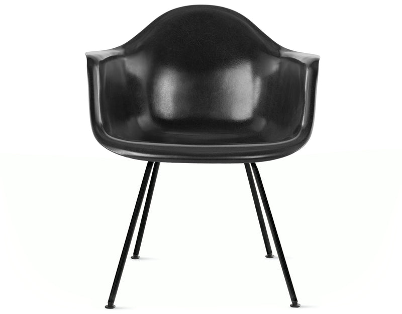 Eames Molded Fiberglass Armchair with 4-Leg Base by Herman Miller