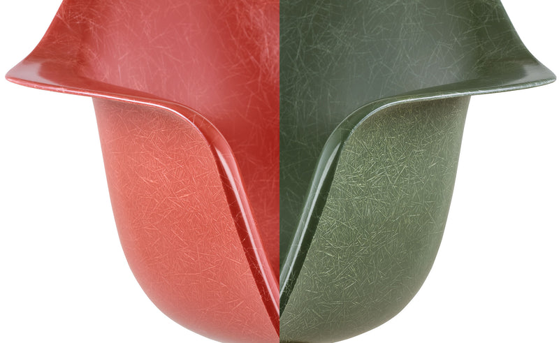 Eames Molded Fiberglass Armchair with Dowel Base by Herman Miller