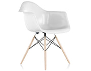 Eames Molded Fiberglass Armchair with Dowel Base by Herman Miller
