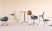 Eames Molded Fiberglass Armchair with Wire Base by Herman Miller