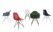 Eames Molded Fiberglass Side Chair with Wire Base by Herman Miller