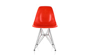 Eames Molded Fiberglass Side Chair with Wire Base by Herman Miller