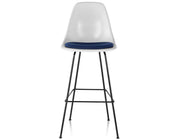 Eames Molded Fiberglass Stool with Seat Pad by Herman Miller