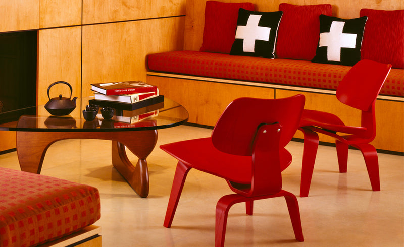 eames molded plywood lounge chair lcw