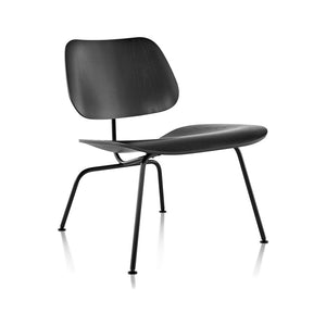 Eames Molded Plywood Lounge Chair with Metal Base lounge chair herman miller 