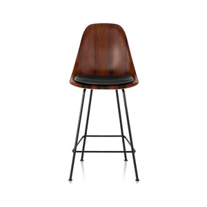 Eames Molded Wood Stool With Seat Pad