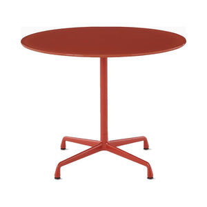 Eames Universal Base Round Outdoor Table, Herman Miller x HAY Dining Tables herman miller Iron Red 