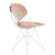 Eames Wire Chair with Bikini Pad Side/Dining herman miller 