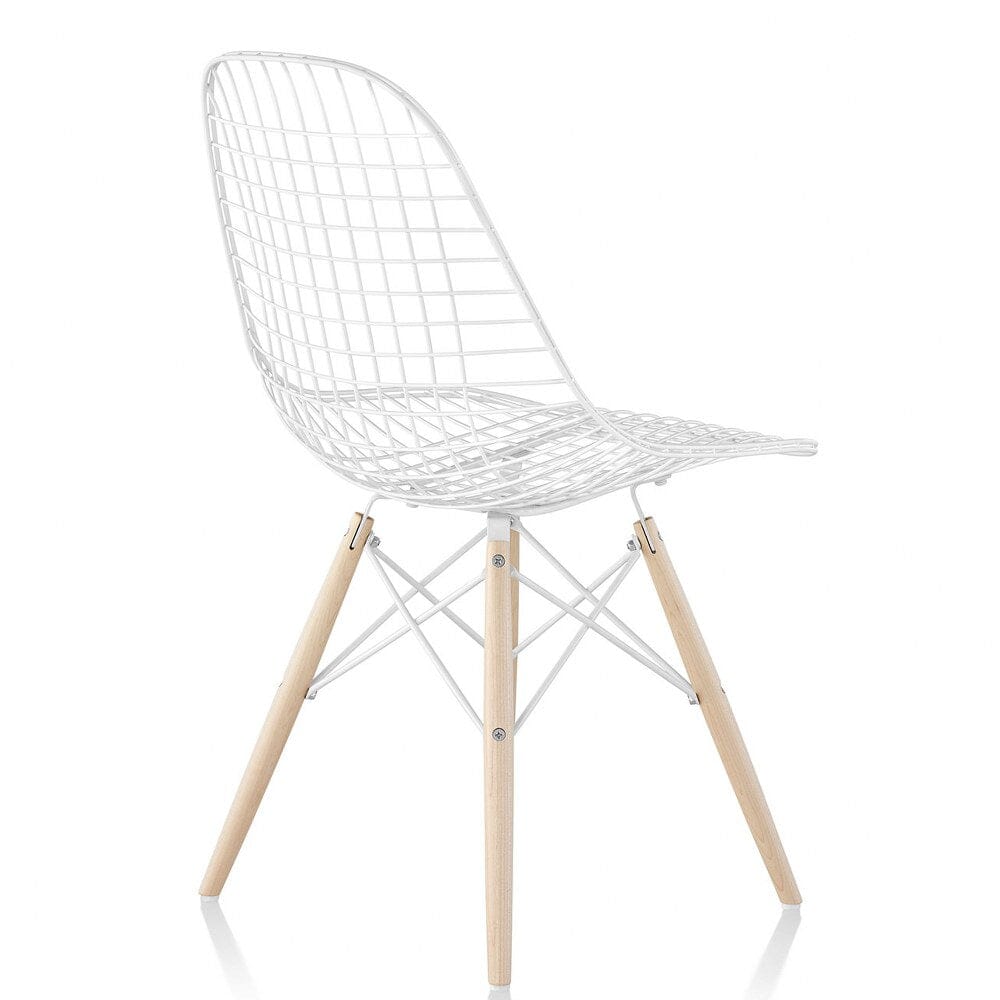 Eames Wire Chair With Dowel Base Side/Dining herman miller 