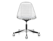 Eames Wire Side Chair with Task Base by Herman Miller