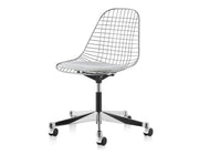 Eames Wire Side Chair with Task Base by Herman Miller