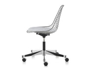 Eames Wire Side Chair with Task Base by Herman Miller