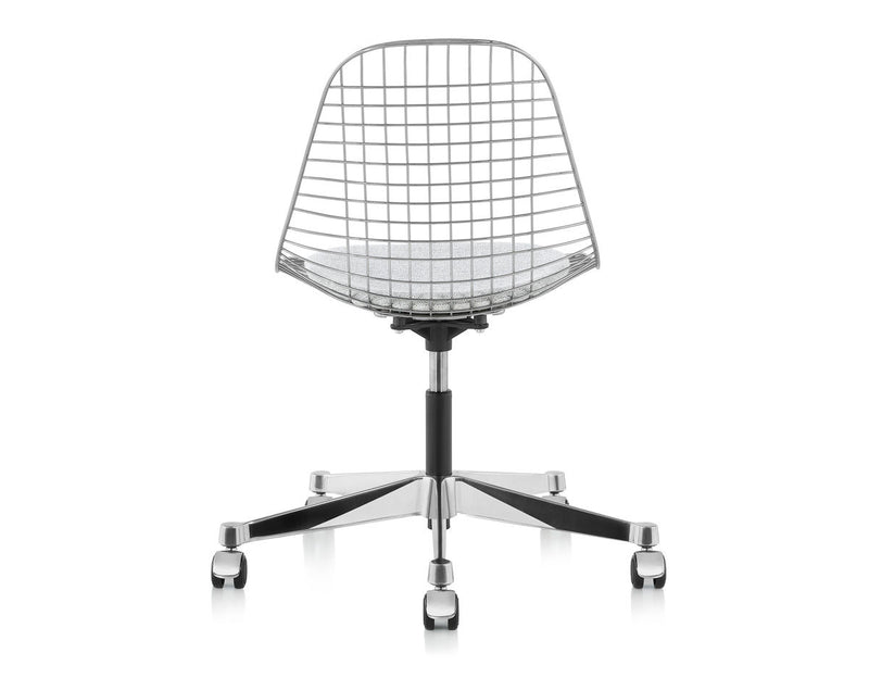 Eames Wire Side Chair with Task Base by Herman Miller