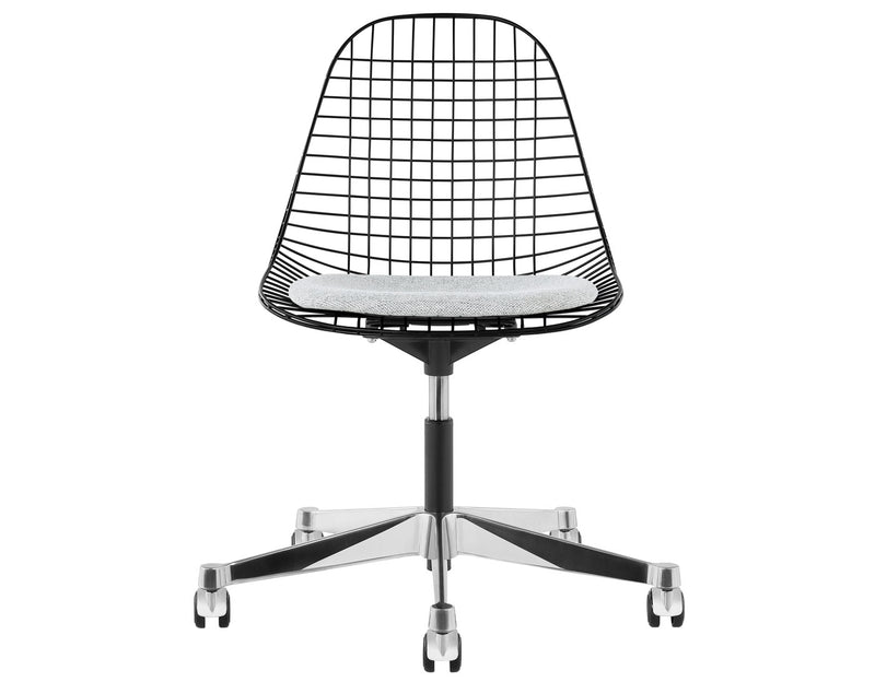 Eames Wire Side Chair with Task Base by Herman Miller