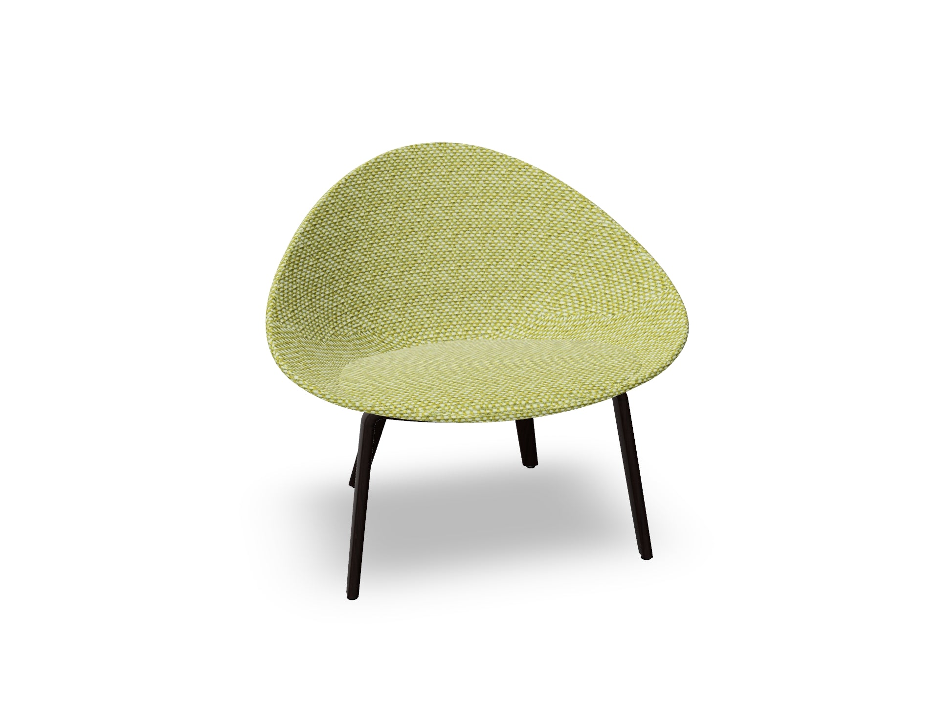 Adell 4 Leg Wood Lounge Chair With Fully Upholstered