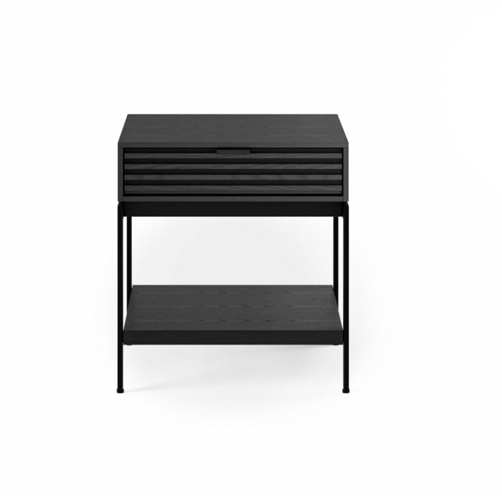 Cora 1176 Wood End Table End Tables BDI Ebonized Ash 