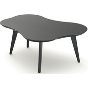 Risom Amoeba Coffee Table Coffee Tables Knoll Ebonized Maple/Ebonized Walnut 