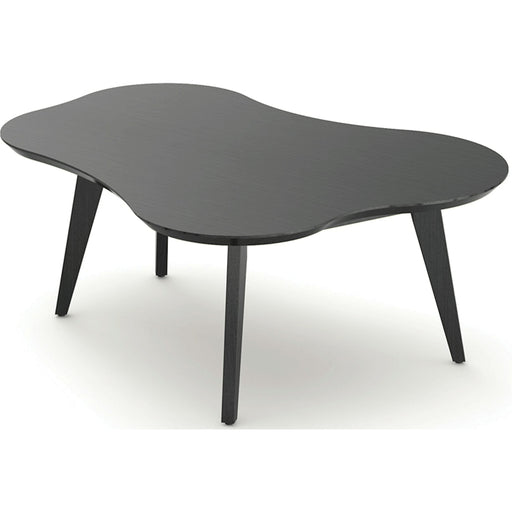 Risom Amoeba Coffee Table Coffee Tables Knoll Ebonized Maple/Ebonized Walnut 