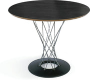 Noguchi Cyclone Dining Table Dining Tables Knoll Ebonized Walnut 36" diameter 